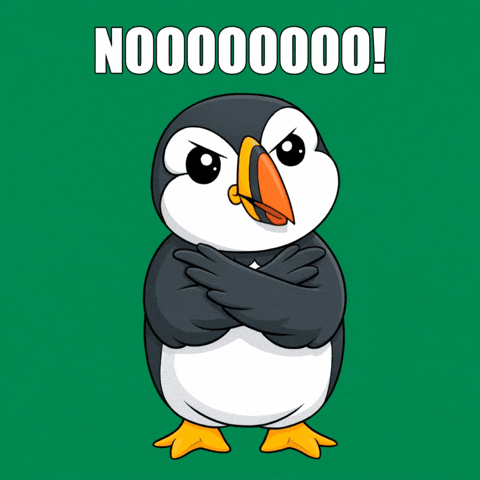 Crypto No GIF by Puffins